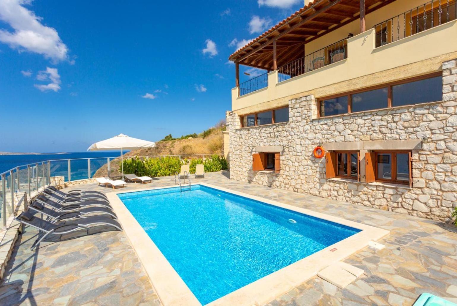Villa Souda Bay View Kalámion Esterno foto